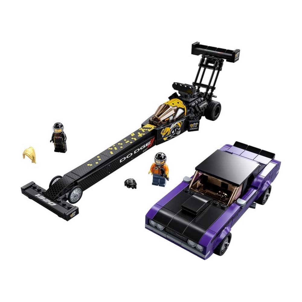 LEGO Speed Champions Mopar Dodge//SRT Top Fuel Dragster si 1970 Dodge Challenger T/A 76904