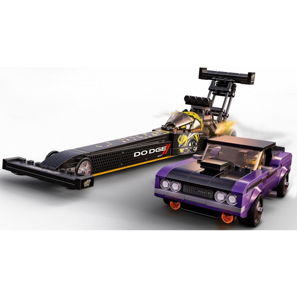 LEGO Speed Champions Mopar Dodge//SRT Top Fuel Dragster si 1970 Dodge Challenger T/A 76904