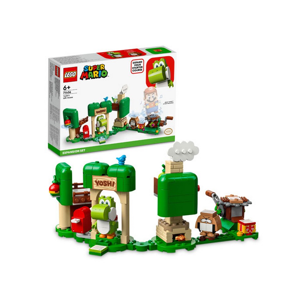 LEGO Super Mario Set de extindere - Casa cu cadouri a lui Yoshi 71406