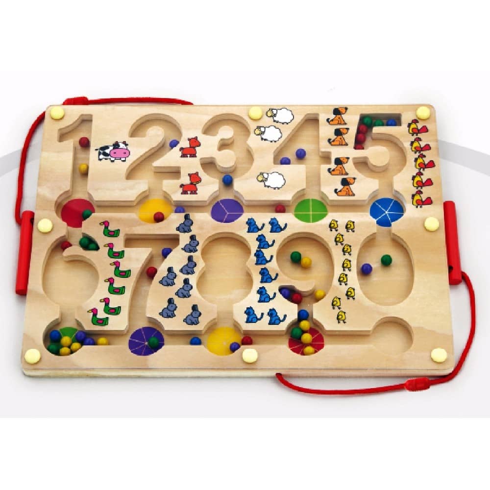Puzzle magnetic cu bile in labirint 50180