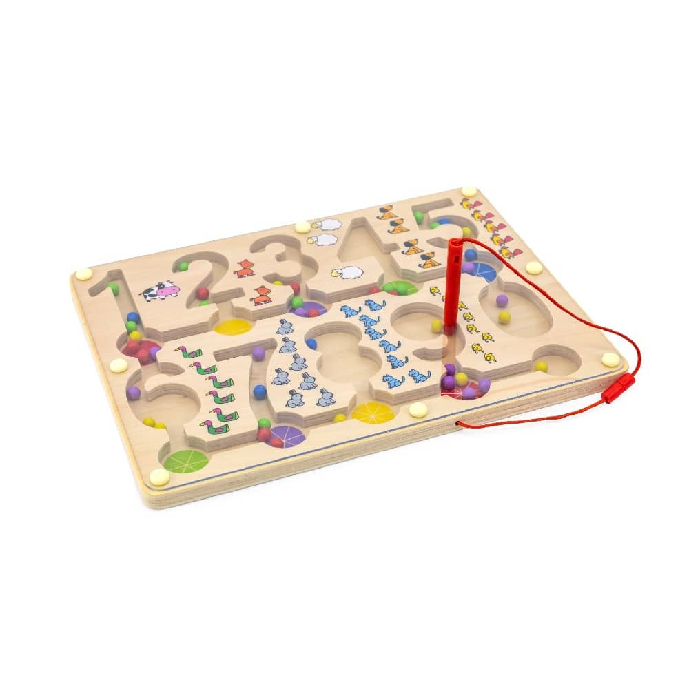 Puzzle magnetic cu bile in labirint 50180