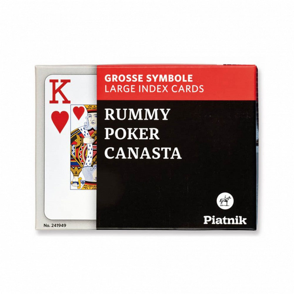 Cărți de poker Opti (pachet dublu), joc de societate în limba engleză