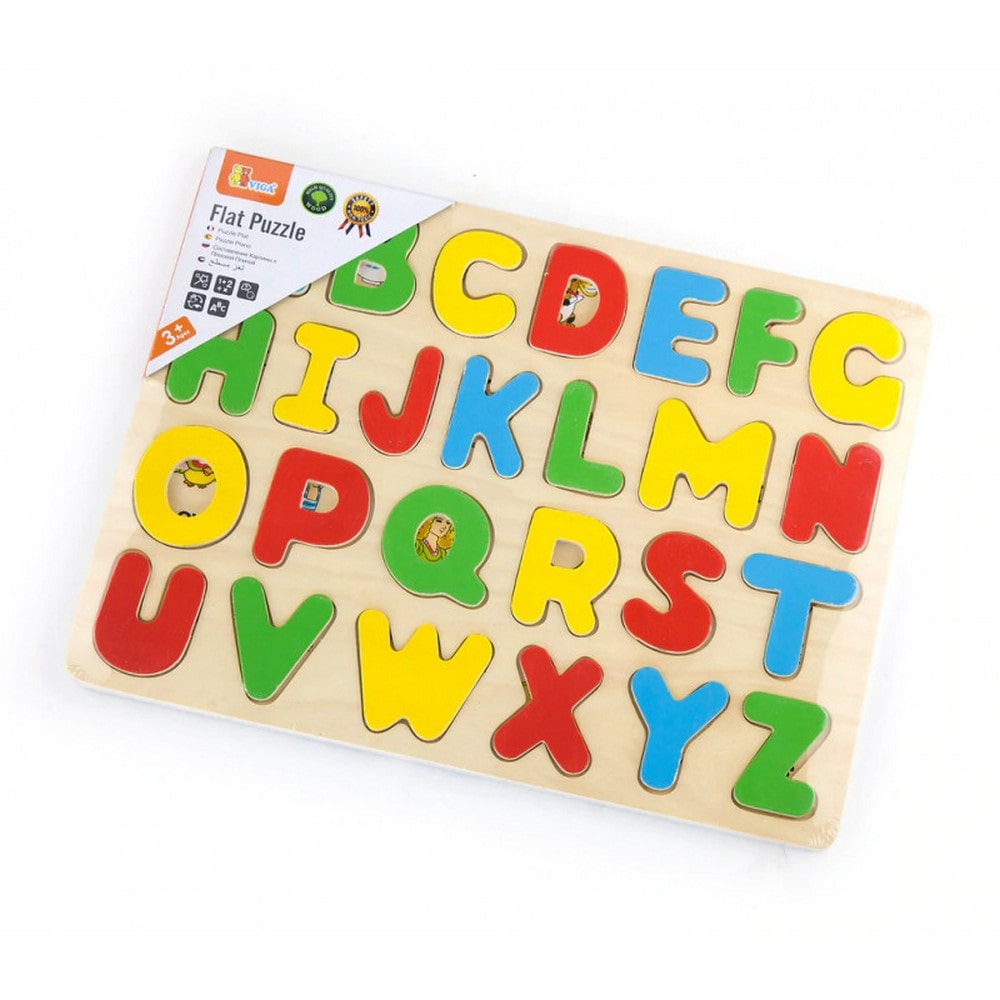 Puzzle din lemn cu litere