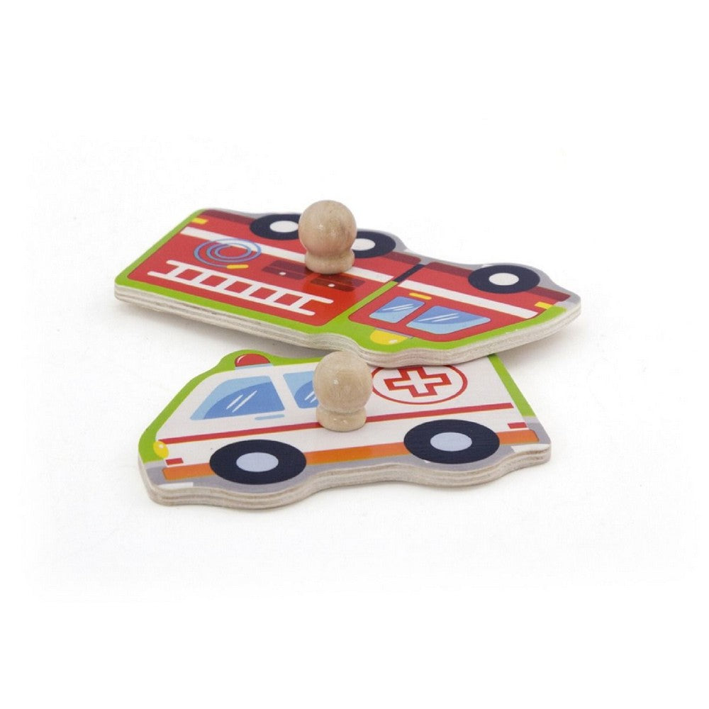 Puzzle sonor de 7 piese - Mijloace de transport, Viga