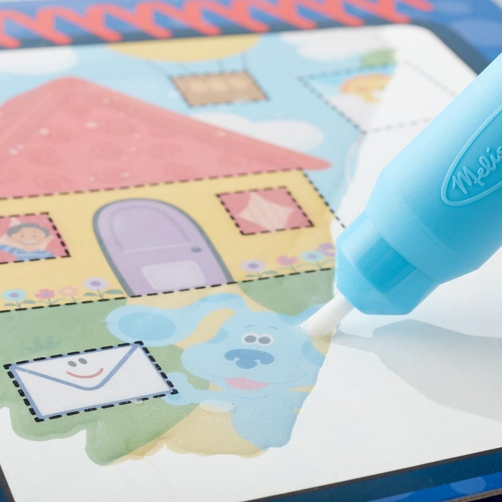 Melissa & Doug Joc creativ, Desen cu apă, Urme azurii și tu - forme