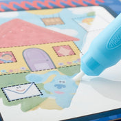 Melissa & Doug Joc creativ, Desen cu apă, Urme azurii și tu - forme