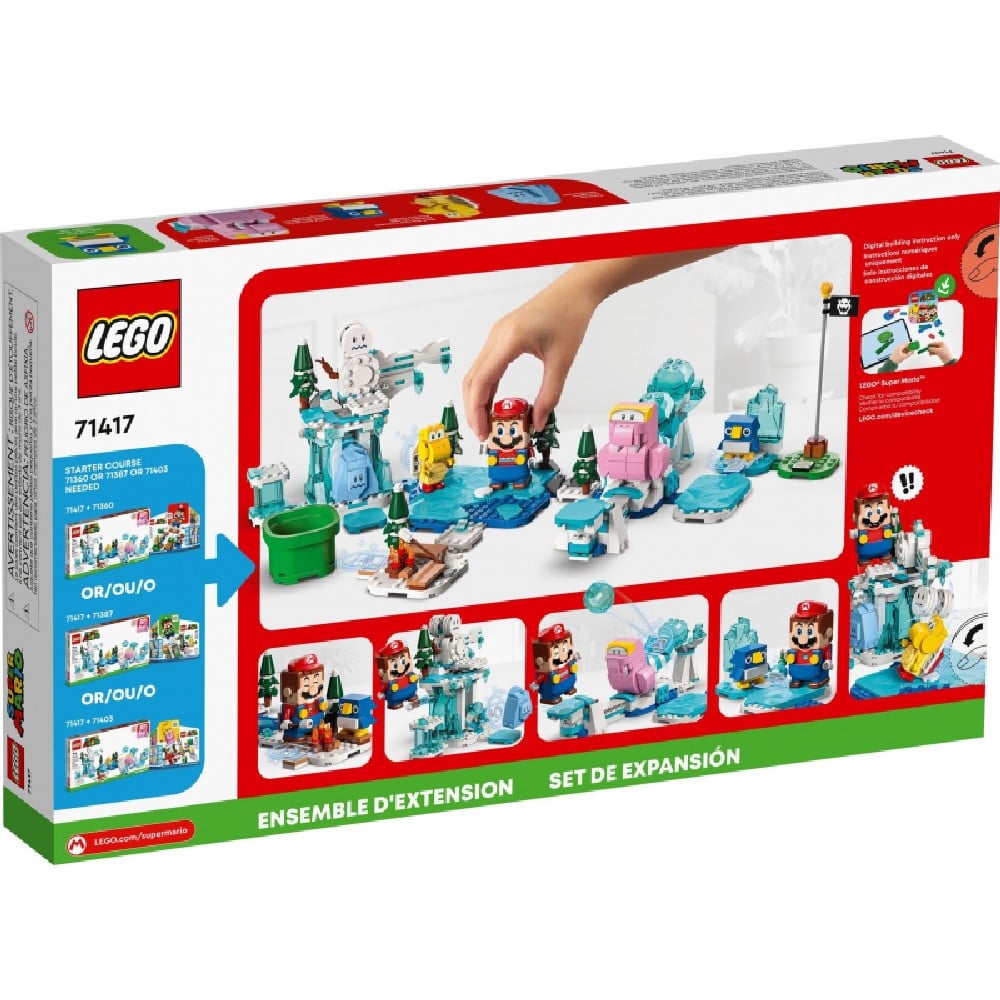 LEGO Super Mario Set de extindere Morsel și aventura lui în zăpadă 71417