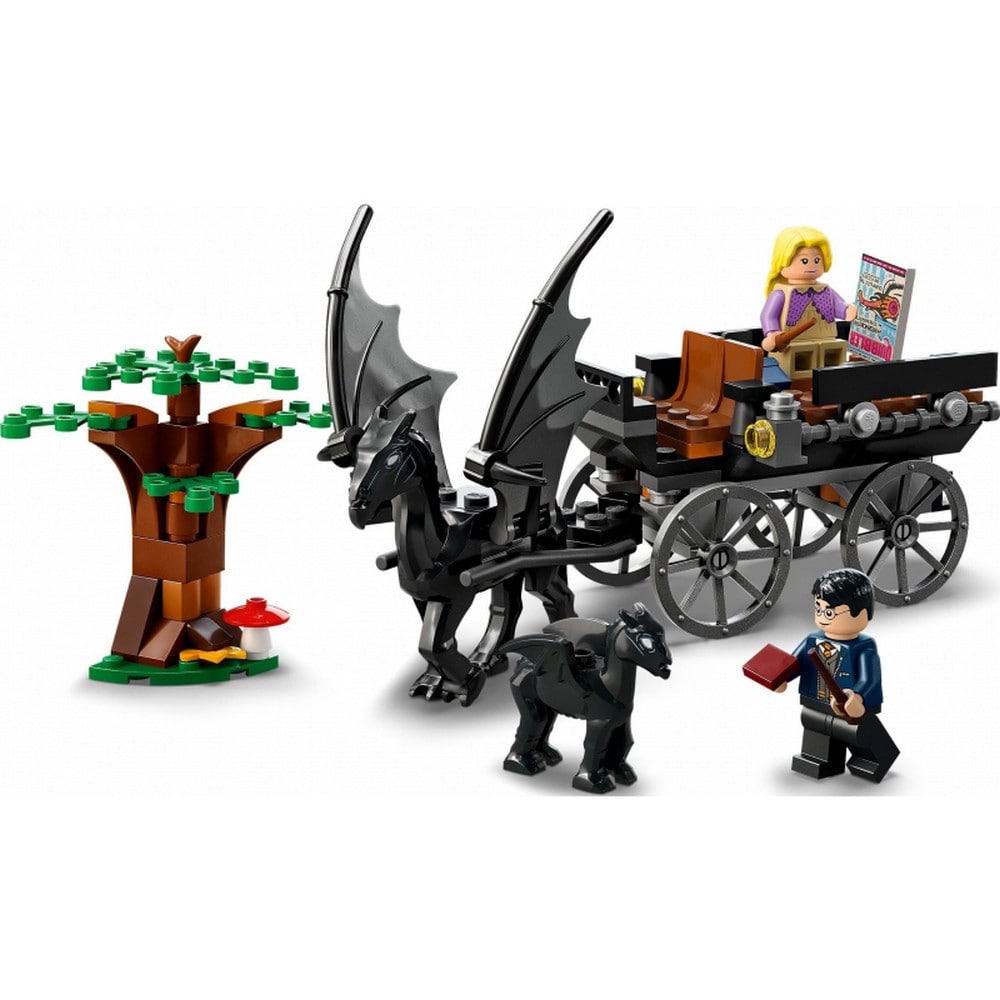LEGO Harry Potter Trăsura și caii Thestral de la Hogwarts 76400