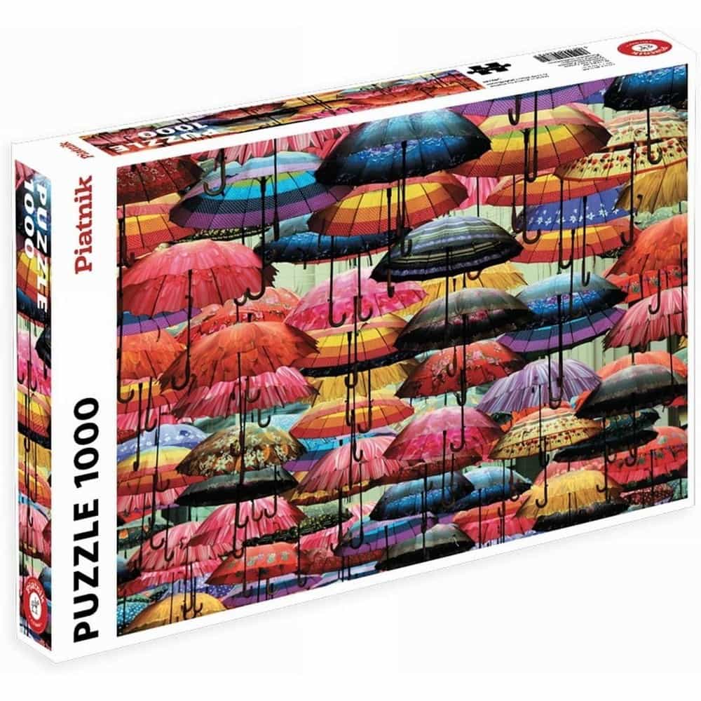 Puzzle 1000 de piese Umbrele colorate