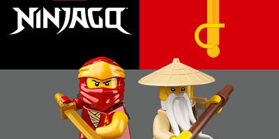 LEGO® NINJAGO: minifigurák, köztük Kai és Sensei Wu, fegyverekkel és kiegészítőkkel, hogy életre keltsd a nindzsák izgalmas világát