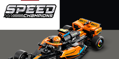 LEGO® Speed Champions: McLaren Forma-1 autómodell, amely valósághű részleteivel és ikonikus dizájnjával tökéletes választás az autórajongóknak.
