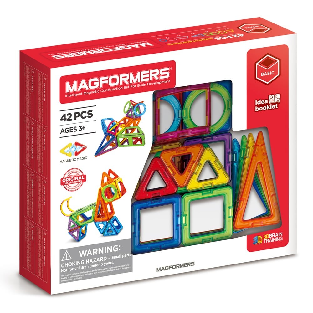 Magformers - Joc magnetic de construcție, set de 42 piese