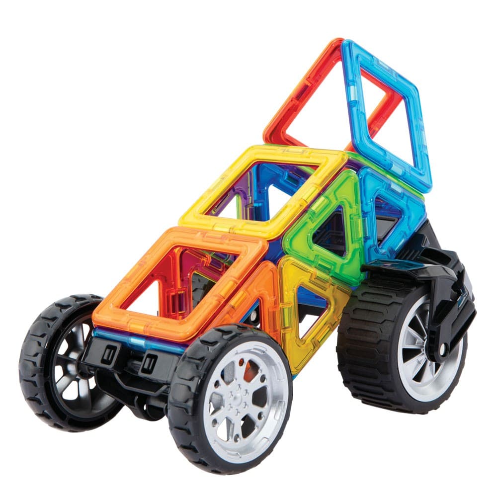 Magformers Amazing Transform Wheels Set - Vehicule, set de 17 piese