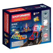 Magformers Dynamic Flash Set - Set cu lumini intermitente, 54 piese