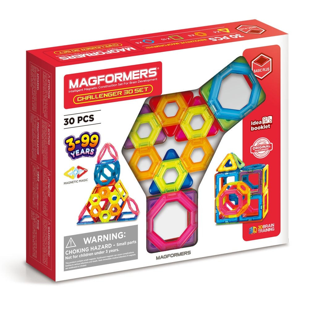 Magformers Challenger - Noi provocări, set magnetic de 30 piese