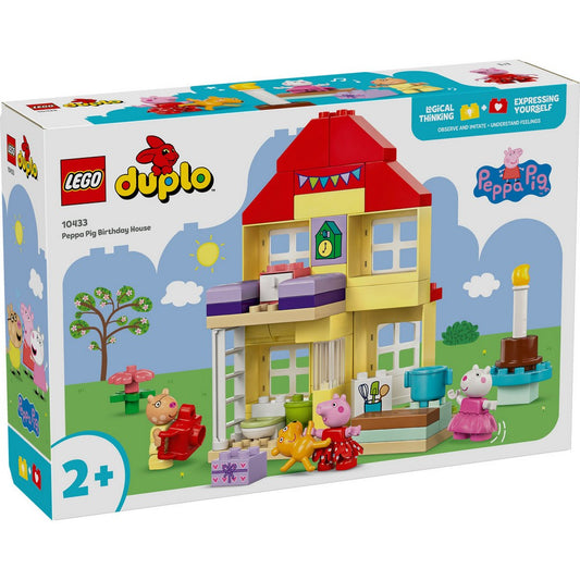 LEGO DUPLO Purcelusa Peppa si casa aniversara 10433 cutia din fata