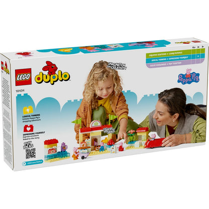 LEGO DUPLO Purcelusa Peppa si Supermarketul 10434 cutie spate