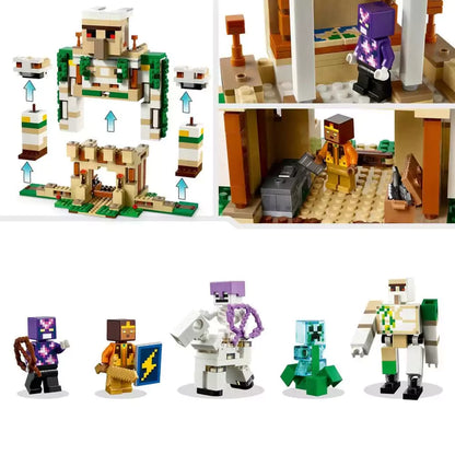 LEGO Minecraft Fortareata Golemul de fier 21250