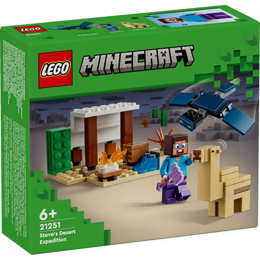 LEGO Minecraft Expeditia lui Steve in desert 21251