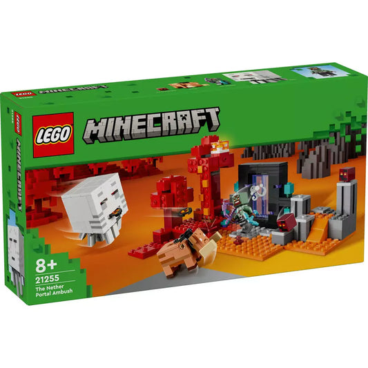 LEGO Minecraft Amuscada in portalul Nether 21255