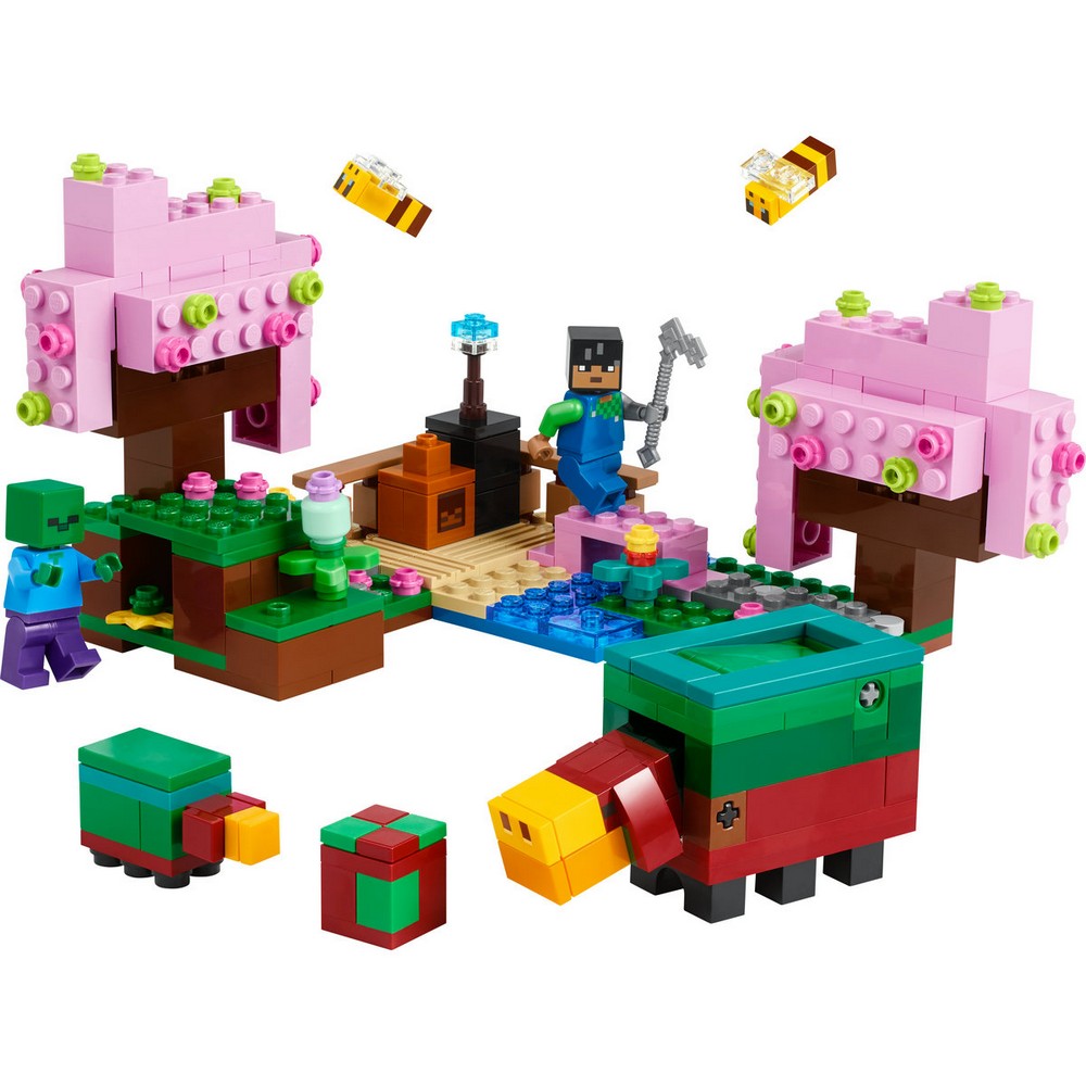 LEGO Minecraft Gradina cu ciresi înfloriti 21260 elemnte de joc