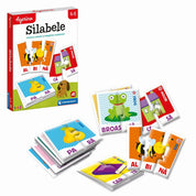 Silabele - Puzzle educativ Agerino -  cutia si cateva exemple