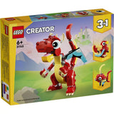 LEGO Creator Dragon rosu 31145, 149 piese