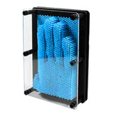 Tablou 3D Pin Art: Albastru, 12,5 cm