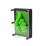 Tablou 3D Pin Art: Verde, 12,5 cm