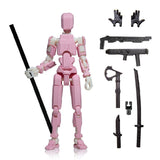 3D Figură robot R13 - Roz