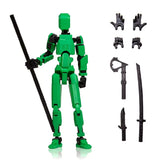 3D Figură robot R13 - Verde