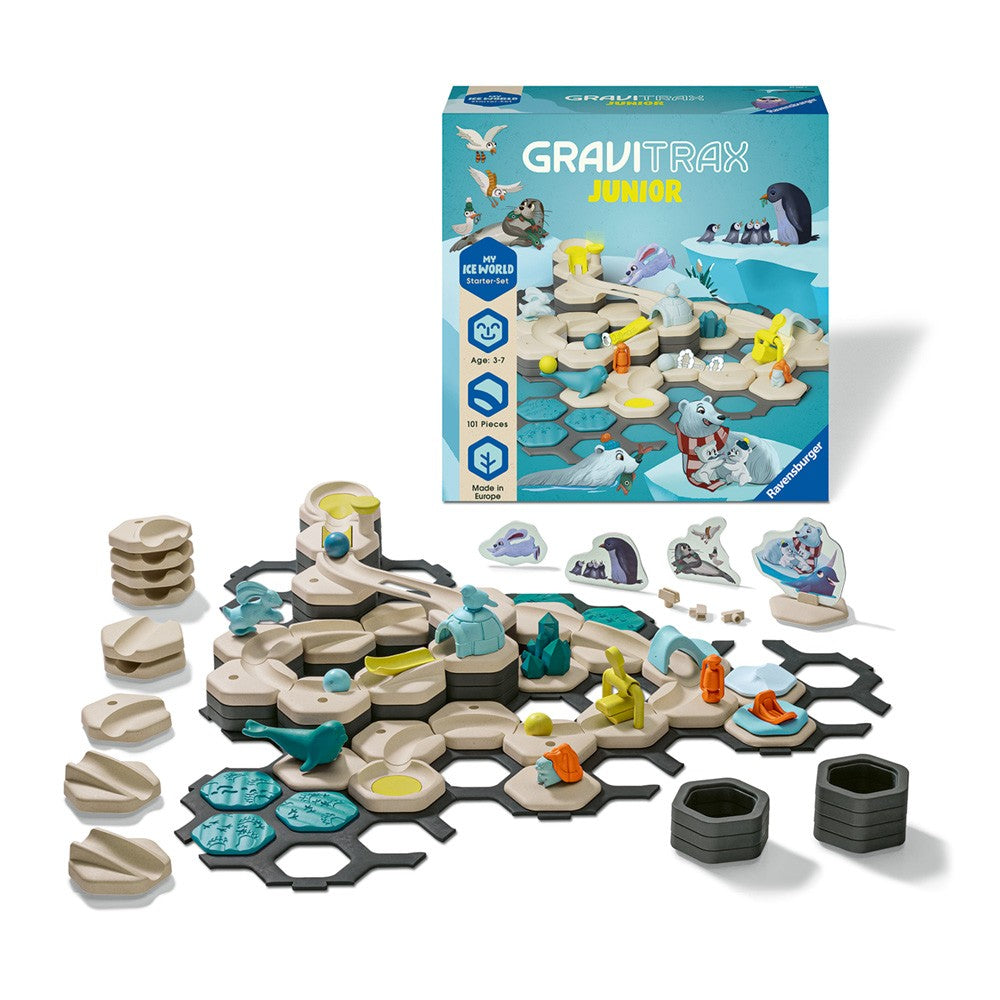 Gravitrax Junior My Ice World - Set de construcție pistă cu bile