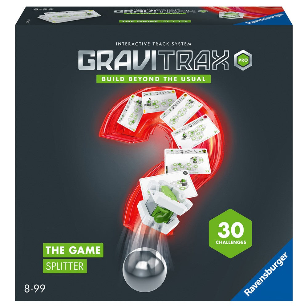 Gravitrax PRO - The Game Splitter - Set de construcție pistă cu bile, 30 provocări