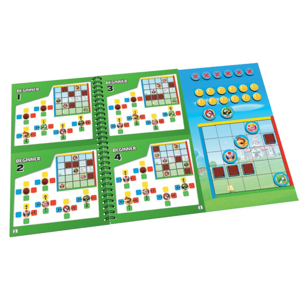 Thinkfun - Super Mario Coin Collector, joc de logica magnetic, lb.romana joc de societate în limba română