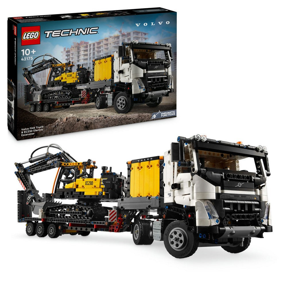 LEGO Technic -  Camionul FMX si excavatorul electric EC230 de la Volvo 42175, 2274 piese