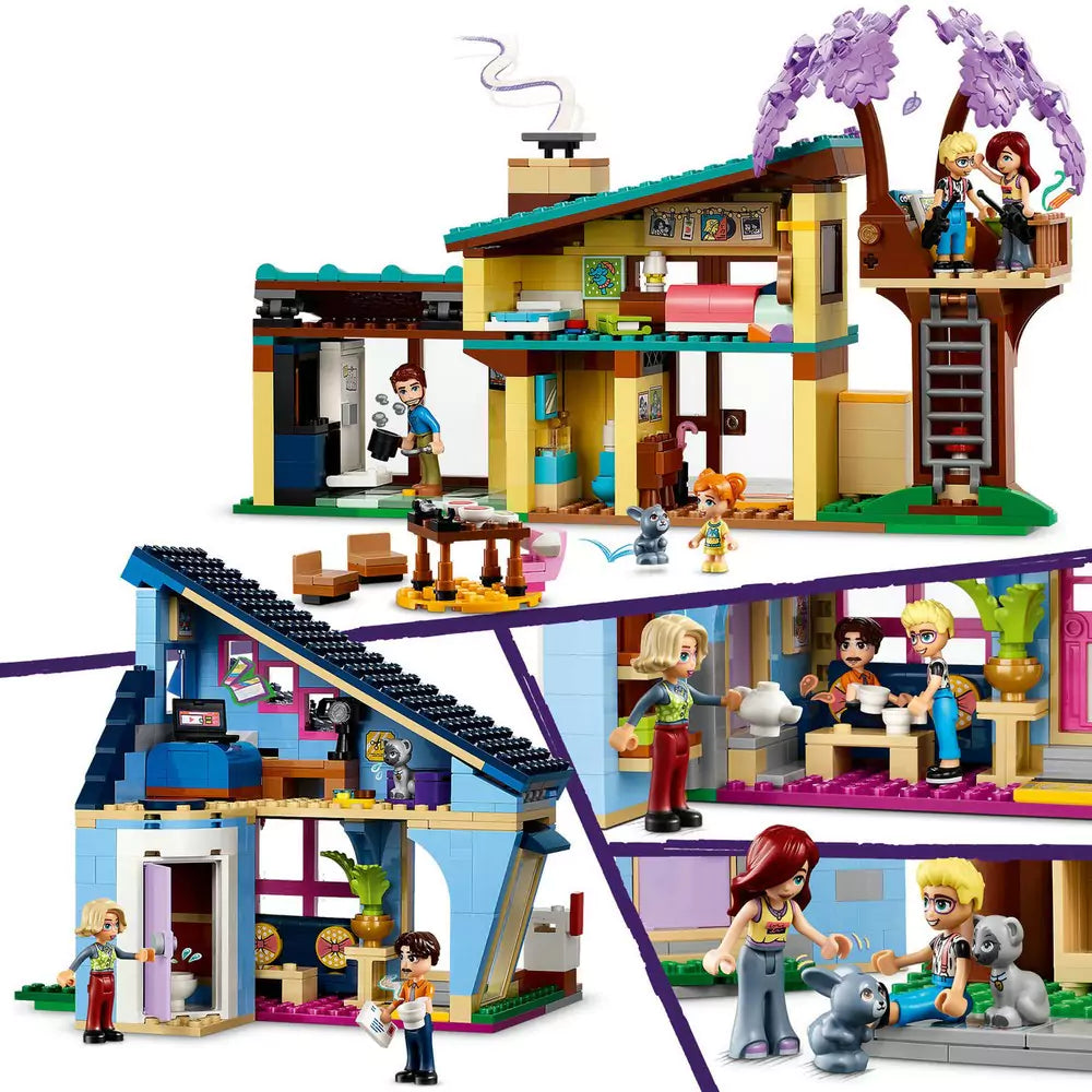 LEGO Friends Casele lui Olly si Paisley 42620