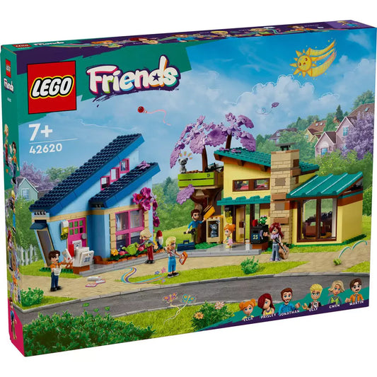 LEGO Friends Casele lui Olly si Paisley 42620