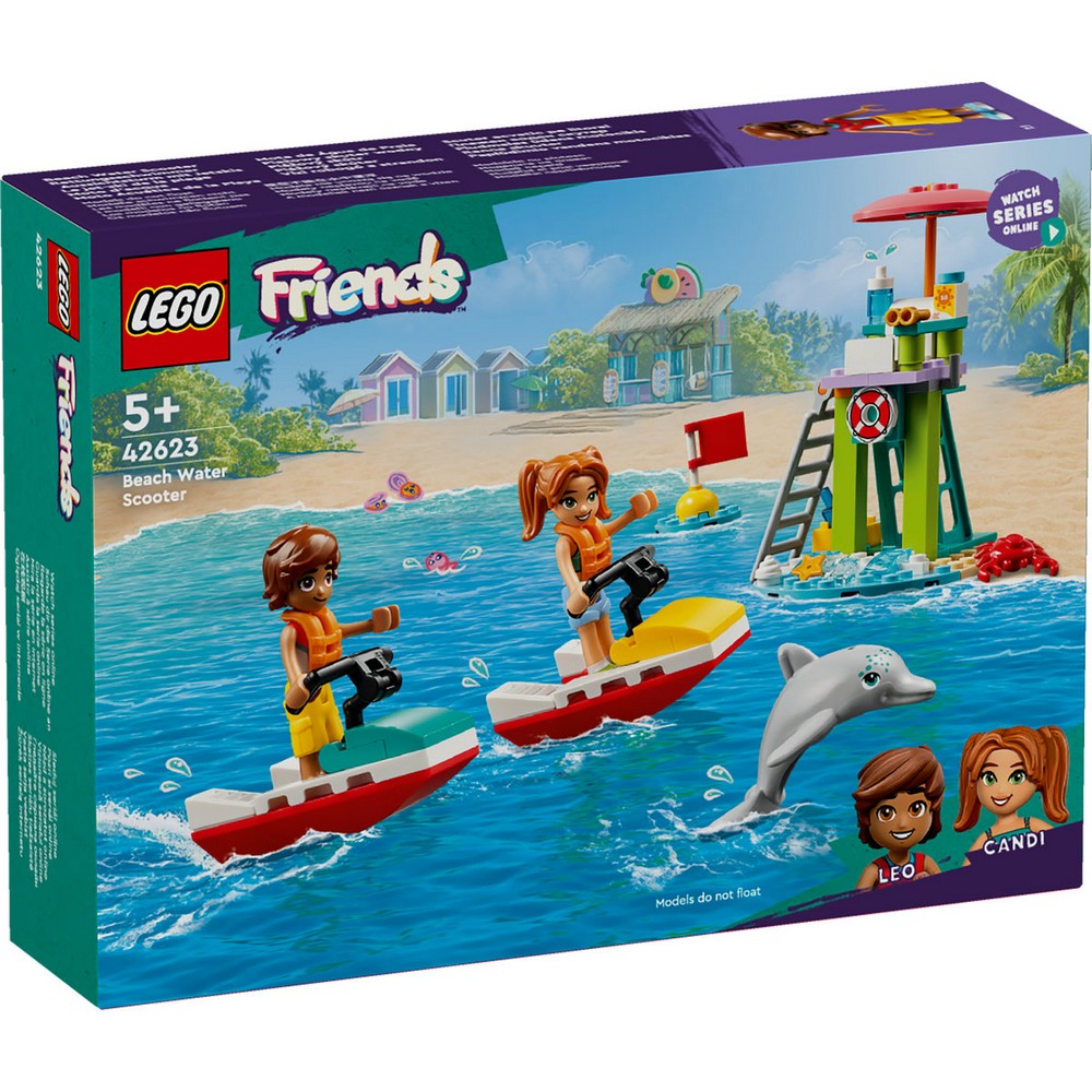 LEGO Friends Scuter acvatic pe litoral 42623 prefata cutie