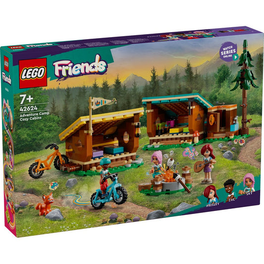 LEGO Friends Cabane confortabile în tabăra de aventuri 42624 prefata cutie