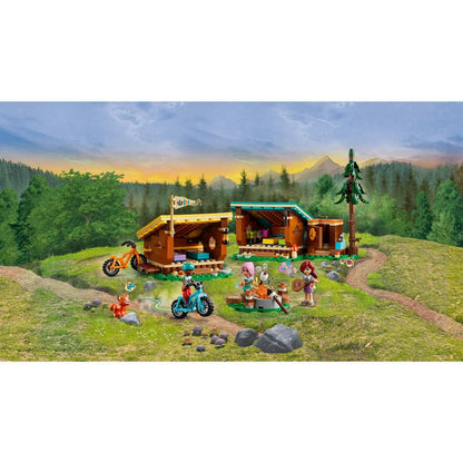 LEGO Friends Cabane confortabile în tabăra de aventuri 42624 produs montat