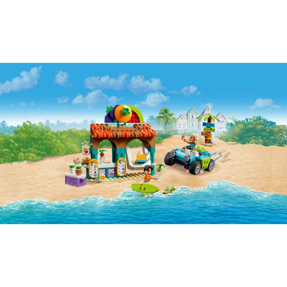 LEGO Friends Chioșc de smoothie-uri pe plajă 42625 continut cutie