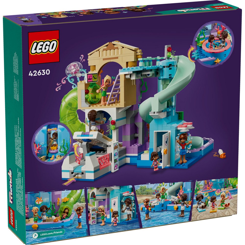 LEGO Friends Parc acvatic din orașul Heartlake 42630 verso cutie