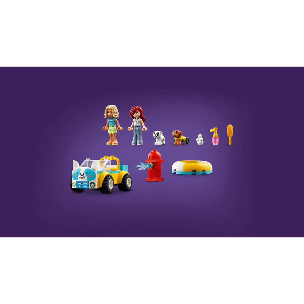 LEGO Friends Mașină pentru toaletarea câinilor 42635 continut