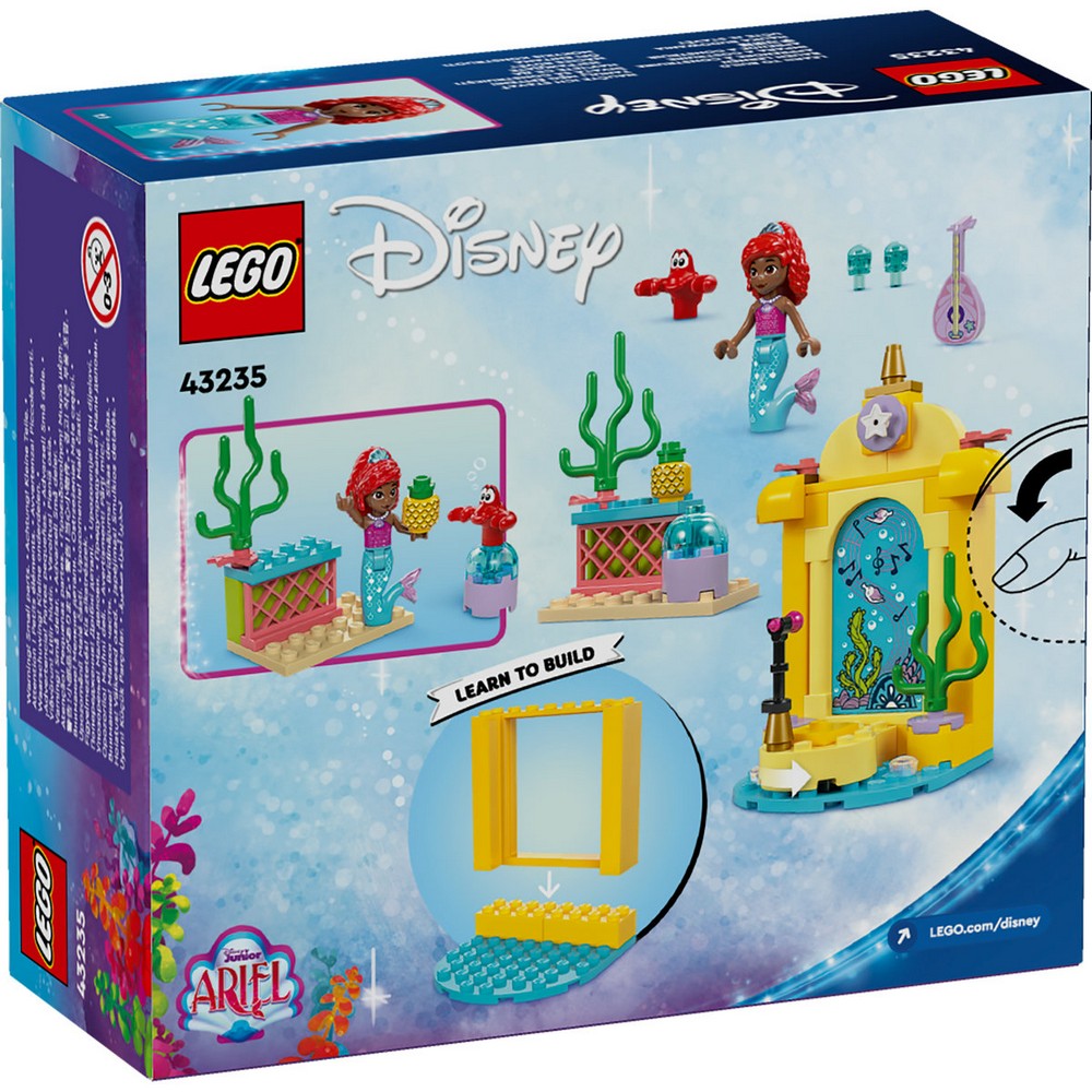 LEGO ǀ Disney Princess Scena muzicală a lui Ariel - verso ambalaj