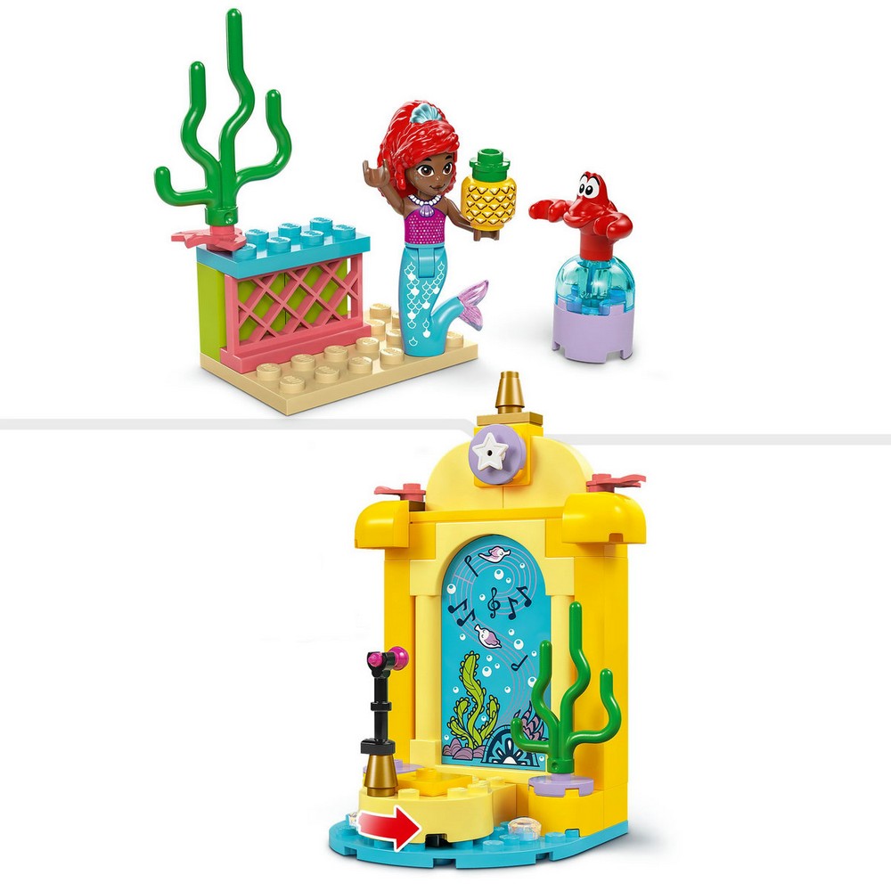 LEGO ǀ Disney Princess Scena muzicală a lui Ariel - setul complet construit