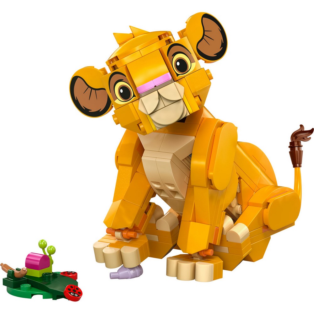 LEGO ǀ Disney Puiul Simba, Regele Leu - figurina Simba sezand