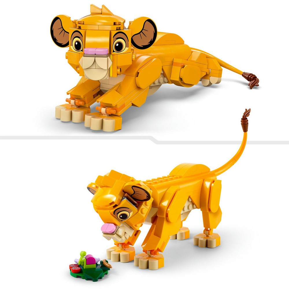 LEGO ǀ Disney Puiul Simba, Regele Leu - in doua pozitii