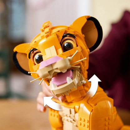 LEGO Disney Regele Leu, Adolescentul Simba - ilustrare miscarea capului