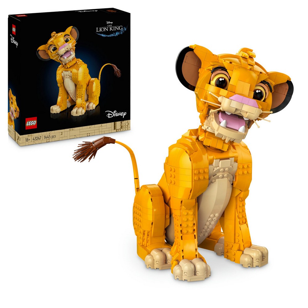 LEGO Disney Regele Leu, Adolescentul Simba - ambalajul si produsul finit