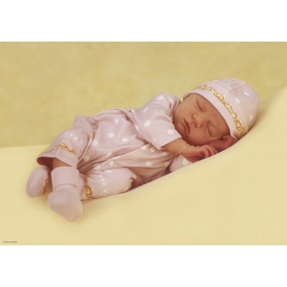 Puzzle Schmidt: Anne Geddes 3x1000 piese, cutie metalică - bebelus dormind